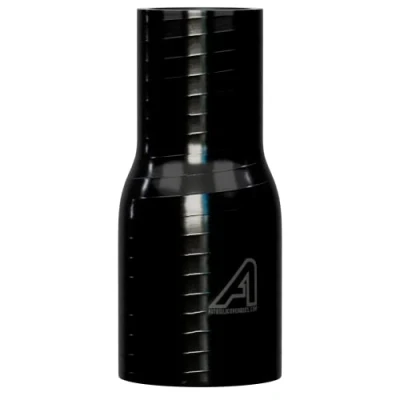 Image of 54mm (2.1&quot;) to 51mm (2&quot;) Straight Reducer Hose Coupler Intercooler Universal Tube Black