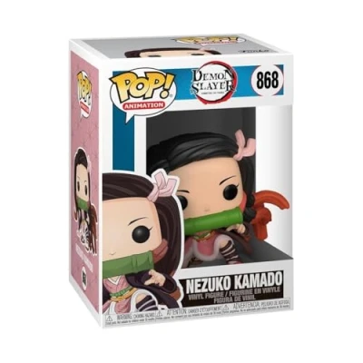 Image of Funko POP! Animation: Demon Slayer Nezuko Kamado Collectable Vinyl Figure Gift Idea Official Merchandise Toys for Kids &amp; Adults Anime Fans Model Collectors and Display