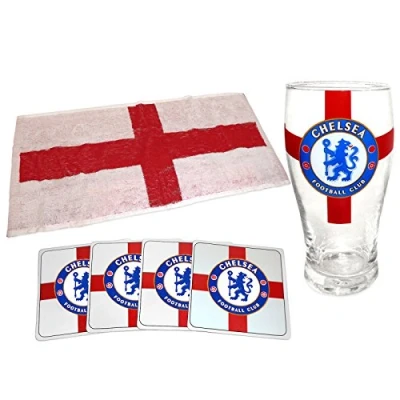Image of Chelsea F.C. Club And Country Mini Bar Set