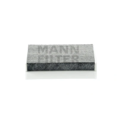 Image of 08975K1001, 88568B1010, 99906850M2038, 99906850M2040, 99906850M2099 Pollen Filter MANN CUK 1611 Activated Carbon 154mm 157mm 19,5mm