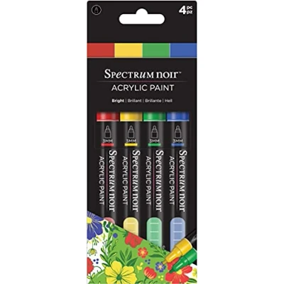 Image of Spectrum Noir Acrylic Paint Marker (4PC) Bright, One Size