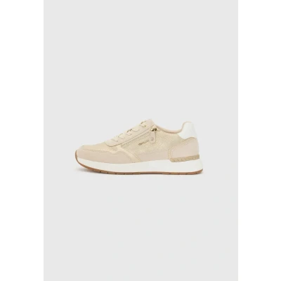 Image of TOM Tailor 9590110003 Trainers, Women&#039;s, Size: 380, Cream\gold shoes