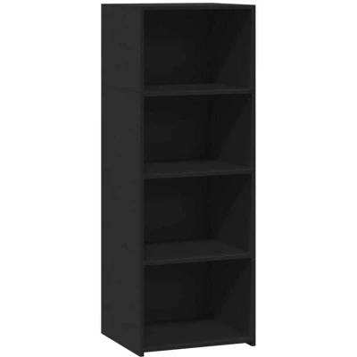 Image of vidaXL Highboard Black 45x41x124 cm Engineered Wood