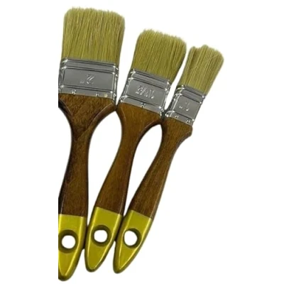 Image of Elkoza Essentials Walls &amp; Ceilings Paint Brushes Set (Natural Synthetic Fibres, 1xEach 1&#039; 1.5&#039;&#039; 2&#039;&#039;)