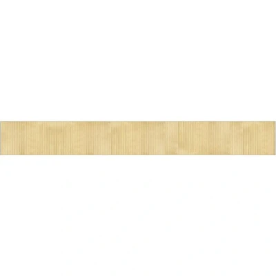 Image of vidaXL Long Bamboo Rug Runner 60x500 cm Light Nature Rectangular Carpet with Anti slip Backing for Living Room, Hallway