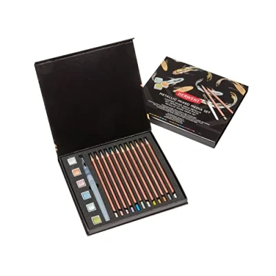 Image of Derwent Metallic Mixed Media Set, Multicolour, One Size (2305948)