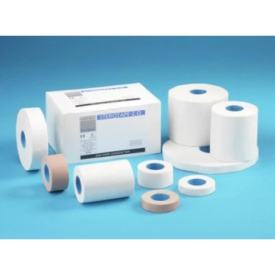 Image of 12 Rolls 2.5cm x 10m Steroplast Zinc Oxide Tape Medical Clinical Bandage