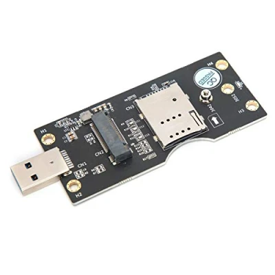 Image of PUSOKEI M.2 To USB3.0 Adapter Key B NGFF SSD USB 3.0 Riser Card SIM 8Pin 3042/3052 (M.2) compatible with desktop/laptop