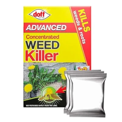 Image of ZOPPER Extra Strong Weedkiller with Glyphosate Advanced Super High Strength Concentrated Weed &amp; Roots Killer 80ml Liquid Sachets (3 Sachets)
