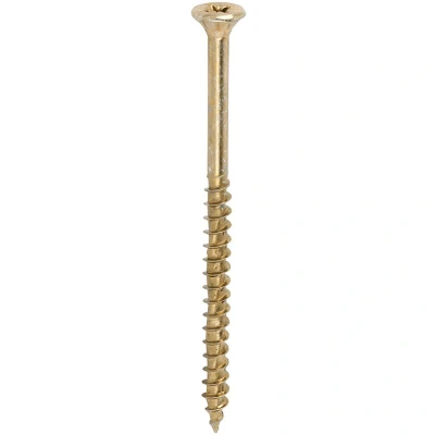 Image of 2x TIMCO Velocity Premium Multiuse Screws Pz Double Countersunk Yellow 50080VY Pack of 200
