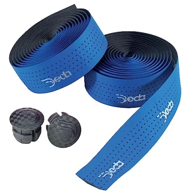 Image of Deda Elementi Mistral Perforated Handlebar Tape, One Size, Blue
