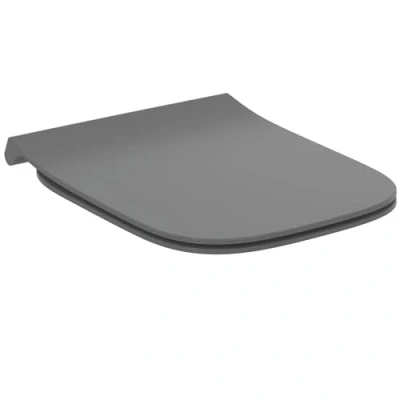 Image of Ideal Standard T500358 i.Life b Toilet Seat Cover, Glossy Grey