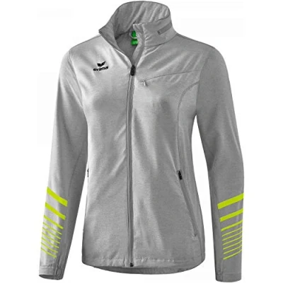 Image of Erima Women Race Line 2.0 Running Jacket Grey Marl, Size 38