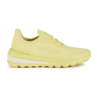 Image of Geox Women&#039;s D Spherica Actif Sneaker, Lt Yellow, 7 UK