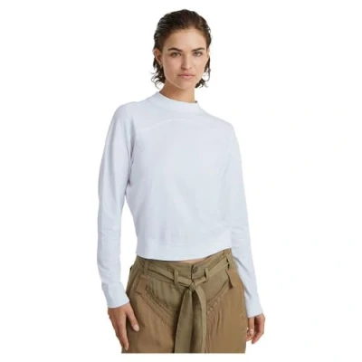 Image of G STAR RAW Women&#039;s Constructed loose mock t ls wmn Tops, White (white D24627 D601 110), S