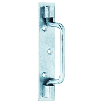 Image of Gah Alberts 307622 Gate Handles Type St. Etienne Length 140 mm Width 30 Yellow Galvanised