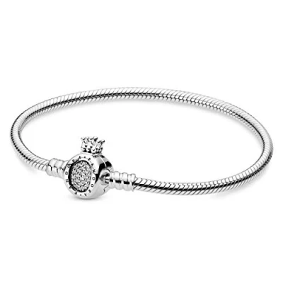 Image of Pandora Women Silver Charm Bracelet 598286CZ 20