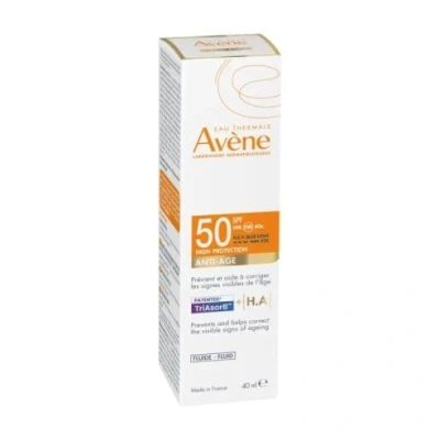 Image of Avne Anti Age SPF50 with Hyaluronic Acid for Ageing Skin 40ml