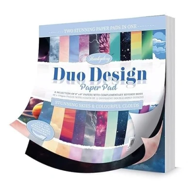 Image of Hunkydory Duo Design Paper Pads Stunning Skies &amp; Colourful Clouds