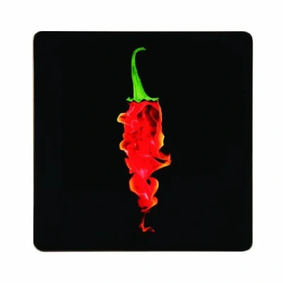 Image of Premier Housewares Flaming Chilli Cork Placemats 28 x cm, Set of 4
