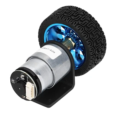 Image of Encoder Motor Set, Shaft Dc Gear 12V Balance Car for Printer Robot(1000RPM)