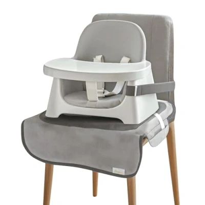 Image of Minnebaby Extra Large Booster Chair Protector Cover, Dining Seat Cover for Seat, Grey