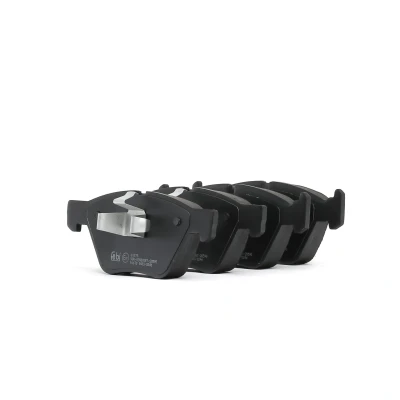 Image of 34112288856, 34112288857, 34116771972, 34116777772 Brake pad set FEBI BILSTEIN 16670 Front Axle prepared for wear indicator with piston clip