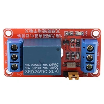 Image of Relay Electromechanical, Optocoupler Module Board，5V/12V/24V High &amp; Low Trigger for Arduino (24V)