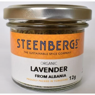 Image of Steenbergs Organic Lavender Dried Flower Standard Jar 12g