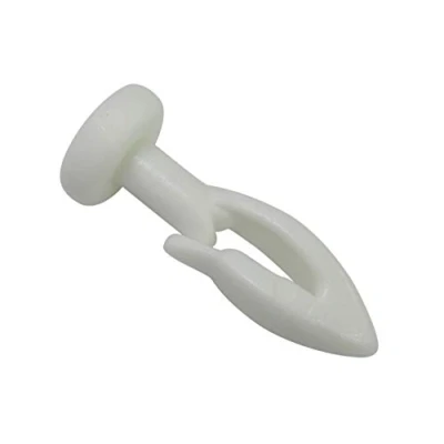 Image of GARDINIA Glider With Hook For GE and P2U Curtain Rail Models, Universally Applicable, 30 Pieces, Plastic, White