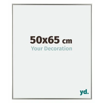 Image of Your Decoration Picture Frame 50x65 cm Decorative Wall in Plastic with Plexiglas Glass Antireflection Excellent Quality Champagne Evry