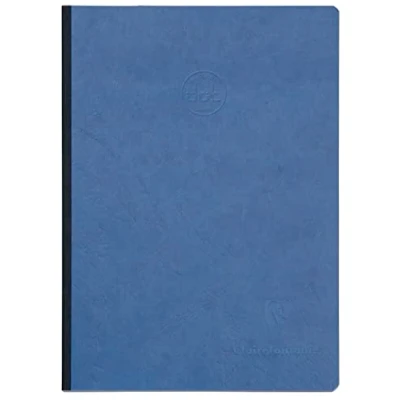 Image of Clairefontaine Age Bag Clothbound Notebook, A5, Dot, 192 Pages Blue