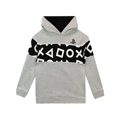 Image of PlayStation Boys Hoodie Grey 6 7 Years