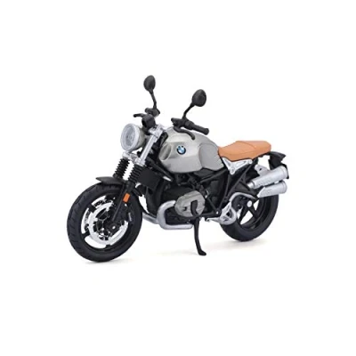 Image of Bauer Spielwaren 5 18834 BMW R nineT Scrambler Motorcycle Model, Gray