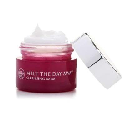 Image of Ella &amp; Jo Melt The Day Away Cleansing Balm, Makeup Remover Cleanser For All Skin Types, Daily Face Cleanser, Vegan (Travel Size 15ml)