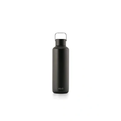 Image of EQUA Timeless Insulated Water Bottle, Gym Double Walled Stainless Steel, 24 Hours Cold or Up to 12 Hot, BPA Free, Leak Proof, Durable, Multifunctional (Dark, 600ml)