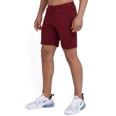 Image of TCA Men&#039;s Aeron Gym Training Workout Sports Running Shorts with Pockets Cabernet, L