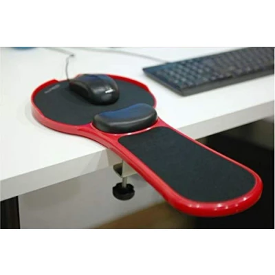 Image of HANHAN Home/Office Desk and Chair Armrest Pad,Computer Mouse Mat Holder,Wrist Rest Pad,Soft,Durable Rotation Arm Support Extender
