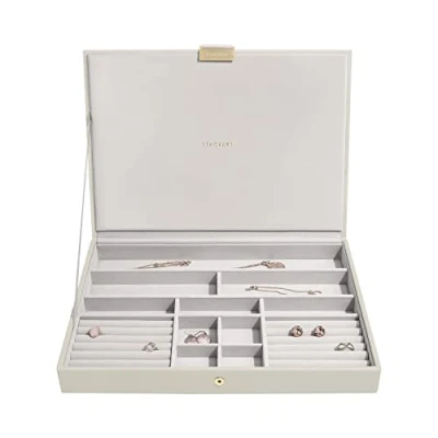 Image of Stackers Oatmeal Supersize Jewellery Box Lid