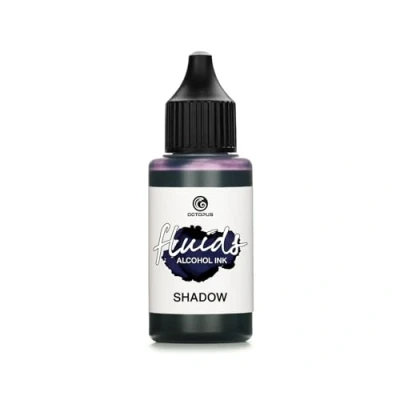 Image of Octopus 30ml Fluids Alcohol Ink SHADOW for Art, grey blue