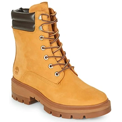 Image of Timberland Cortina WP Valley Laceup ankle boots wheat, Women&#039;s, Size: 5.5, Wheat Nubuck