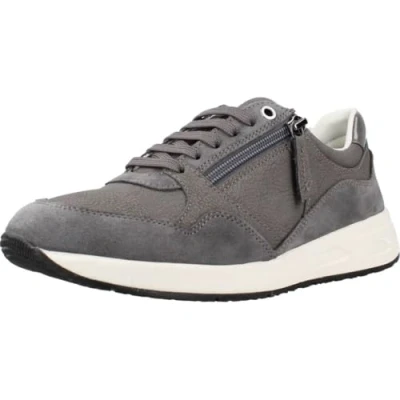 Image of Geox Women&#039;s D Bulmya B Sneaker, Dk Stone, 4 UK