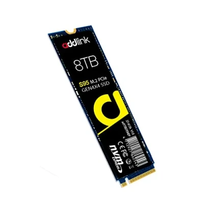 Image of addlink S95 8TB SSD, Gaming PCIe Gen4 for PS5 PC Storage Upgrade, Up to 7000 MB/s, M.2 2280 NVMe 3D TLC NAND Internal SSD Intense Workloads, Compatible with (aUK8TBS95M2P)