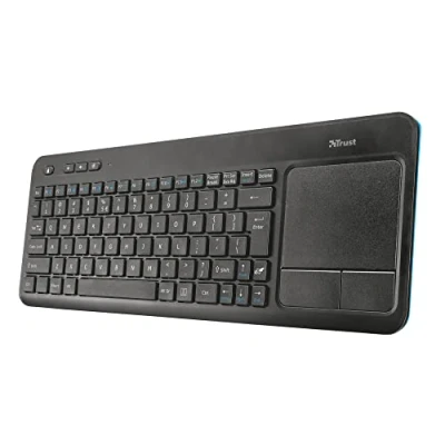 Image of Trust Veza Wireless Touch Multimedia Keyboard for Laptop, PC, Smart TV or Game Console (German Version)