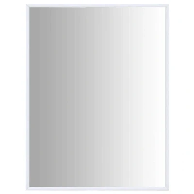 Image of vidaXL Mirror White 80x60 cm