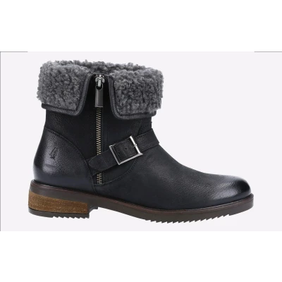 Image of Hush Puppies Women&#039;s Tyler Ankle Boot, Black, 3 UK