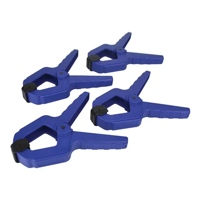 Image of Faithfull FAISPCL3 Spring Clamp Set of 4 75mm (3in) Capacity 15Kg Clamping Force