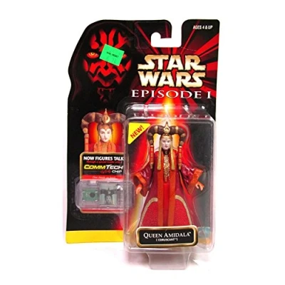 Image of Star Wars Episode 1 Coruscant Queen Amidala Action Figure