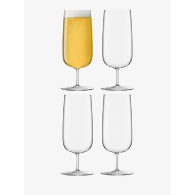 Image of LSA Borough Pilsner Glass 440ml Set Of 4