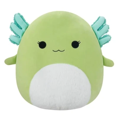 Image of Squishmallows Original 16 Inch Mipsy Green Axolotl with Fuzzy White Belly Large Ultrasoft Official Jazwares Plush